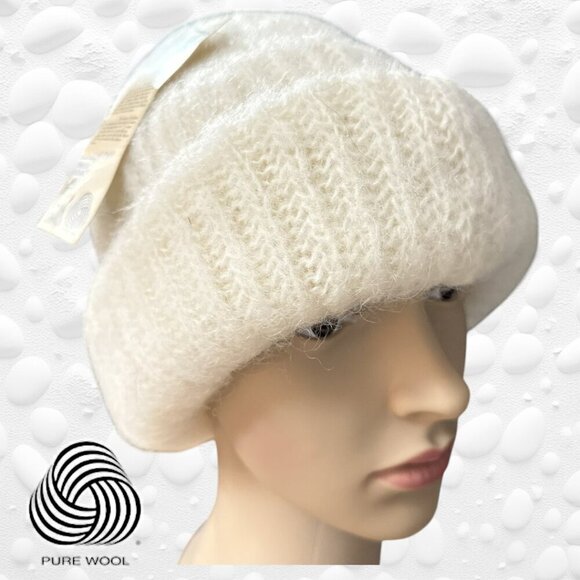 🧢 Hilda Ltd. Iceland Pure Wool Ladies Beanie/Toque Knitted Hat 🧢 - Picture 3 of 7